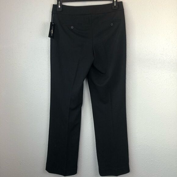 NWT Luciano Dante Black Slack Pants Size 8 - Picture 6 of 7